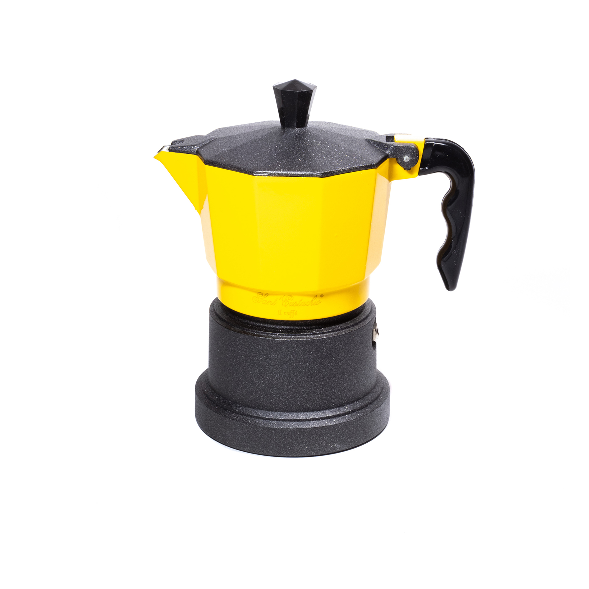 Black Moka Pot For Three Cups – Sant'Eustachio il Caffè
